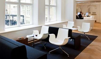 bruun og hjejle reception 3, Fraster filt tæppe